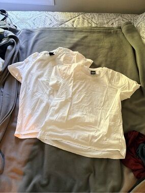 Classic White Crewneck T-Shirt - Packable Everyday Tee